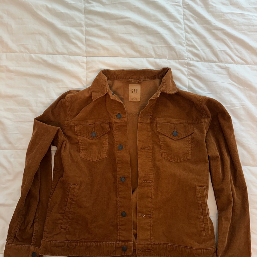 GAP Corduroy Trucker Jacket in Light Brown
